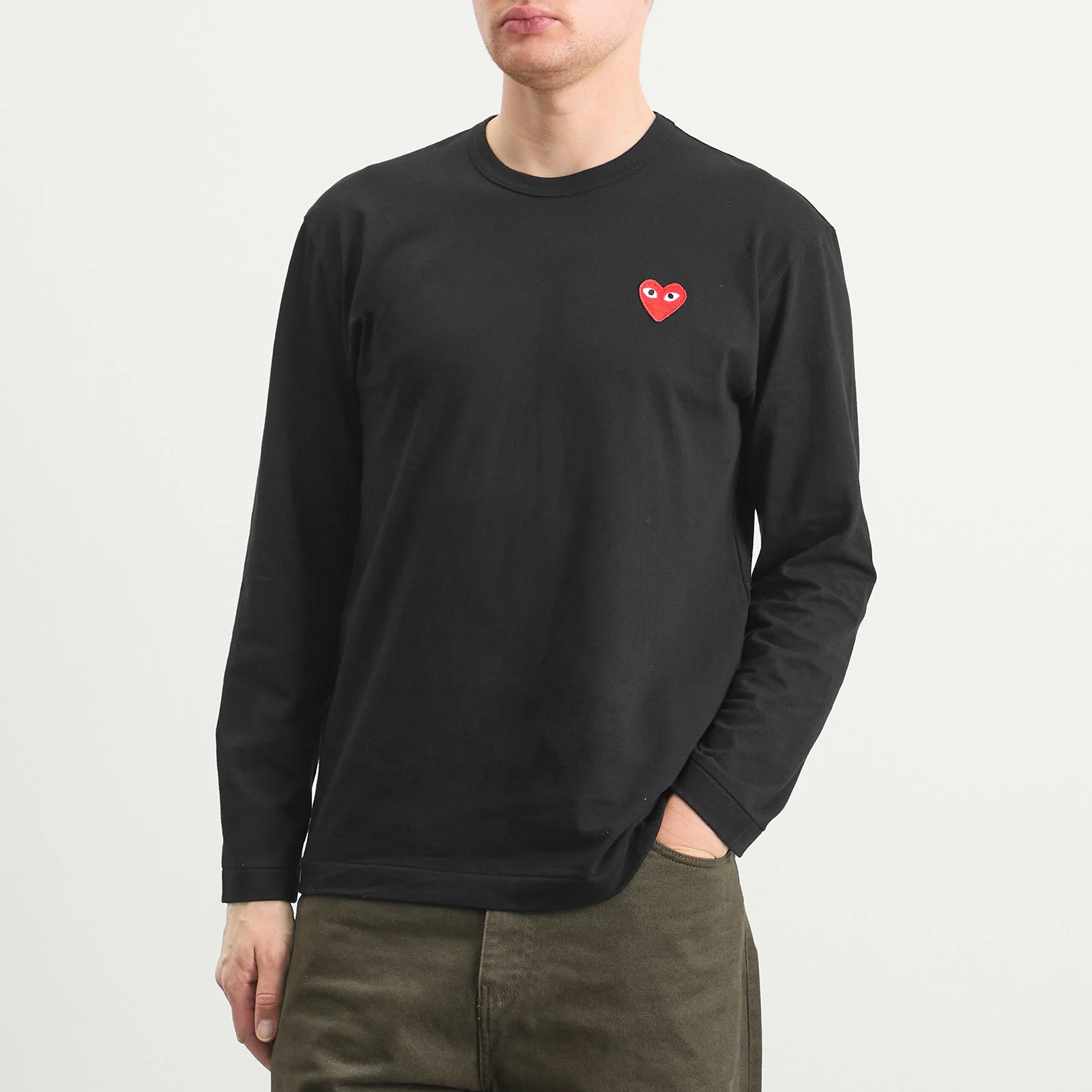 T-SHIRT RED EMBLEM KNIT - Image 5