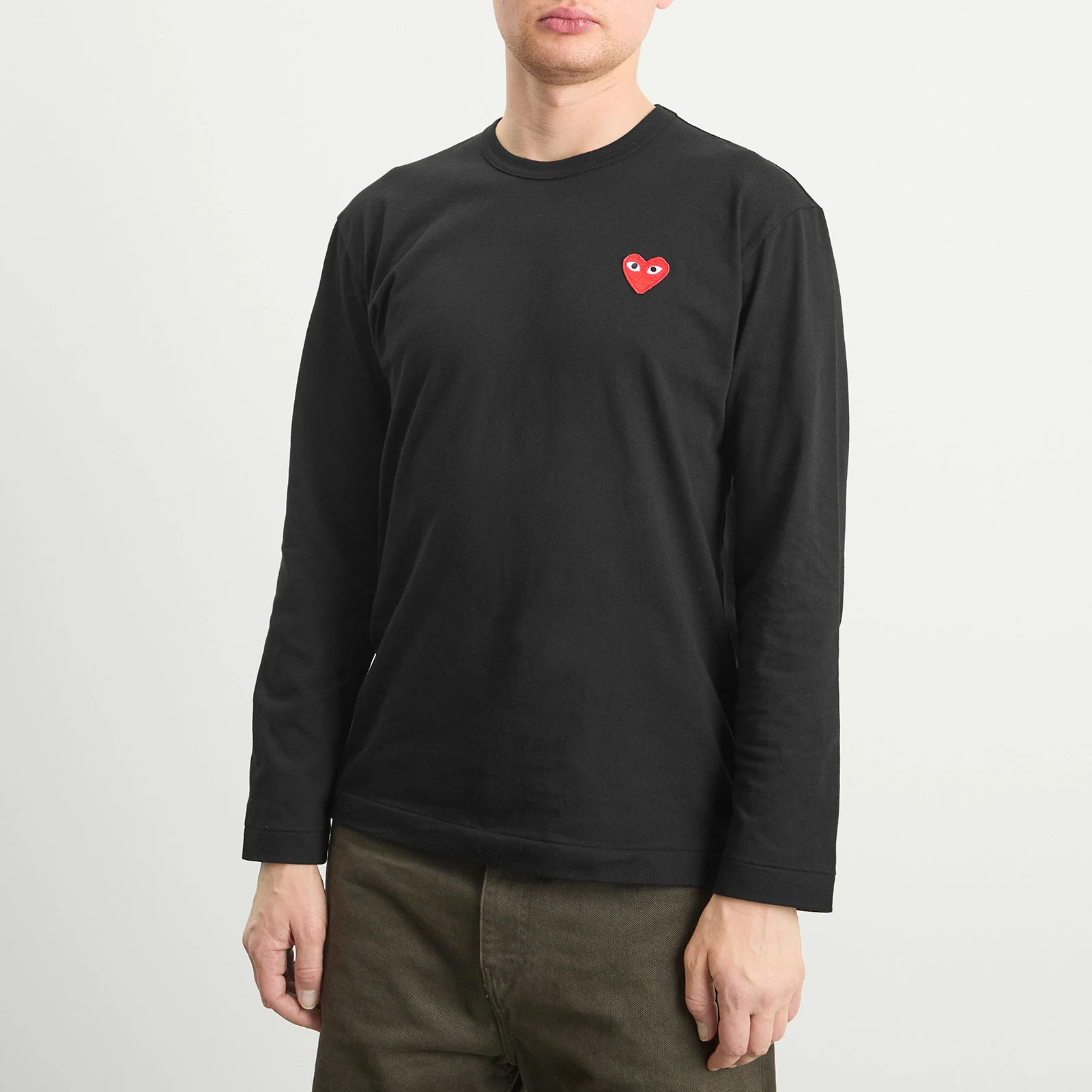 T-SHIRT RED EMBLEM KNIT - Image 3