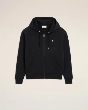 HOODIE WITH CONTRASTED AMI DE COEUR