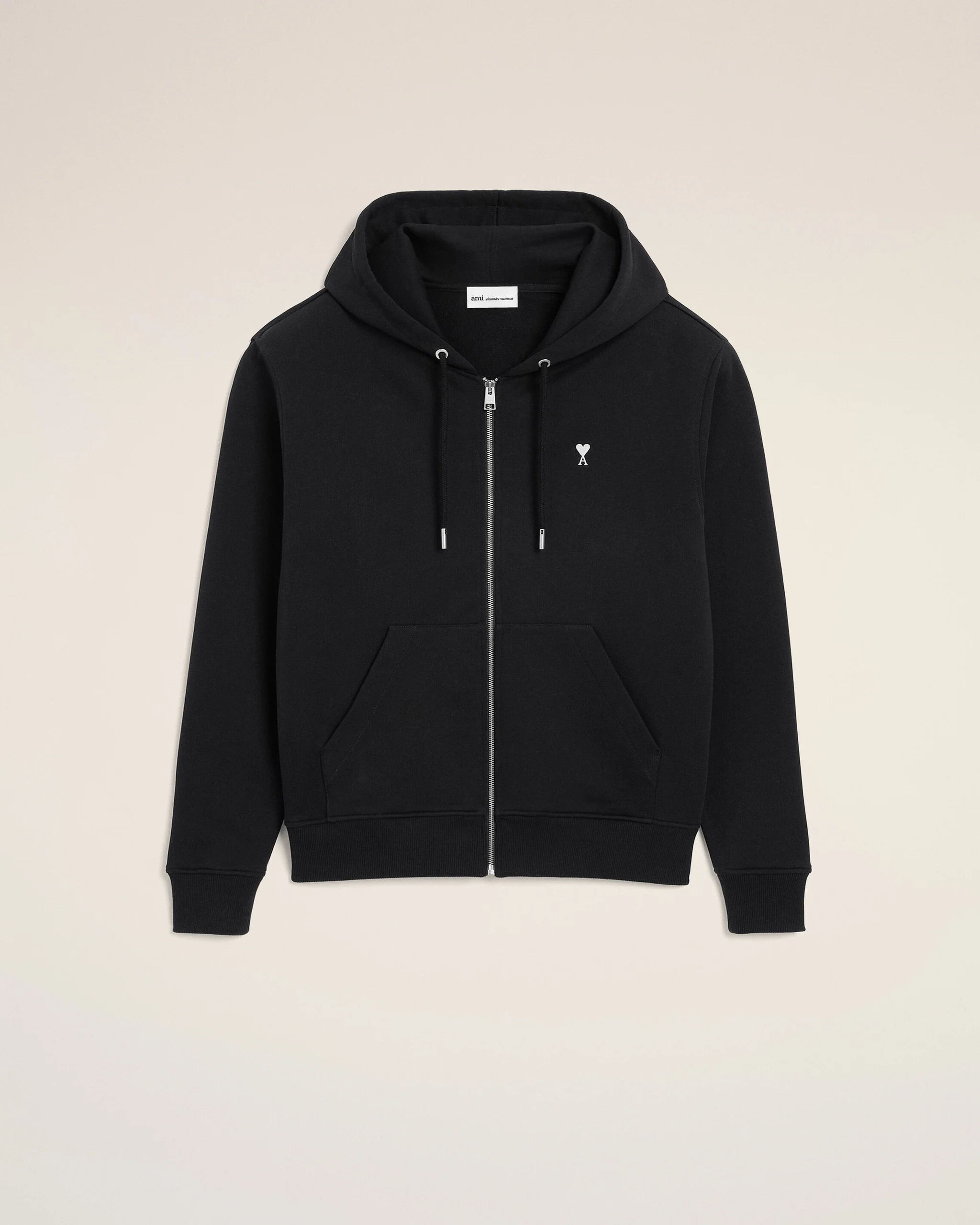 HOODIE WITH CONTRASTED AMI DE COEUR
