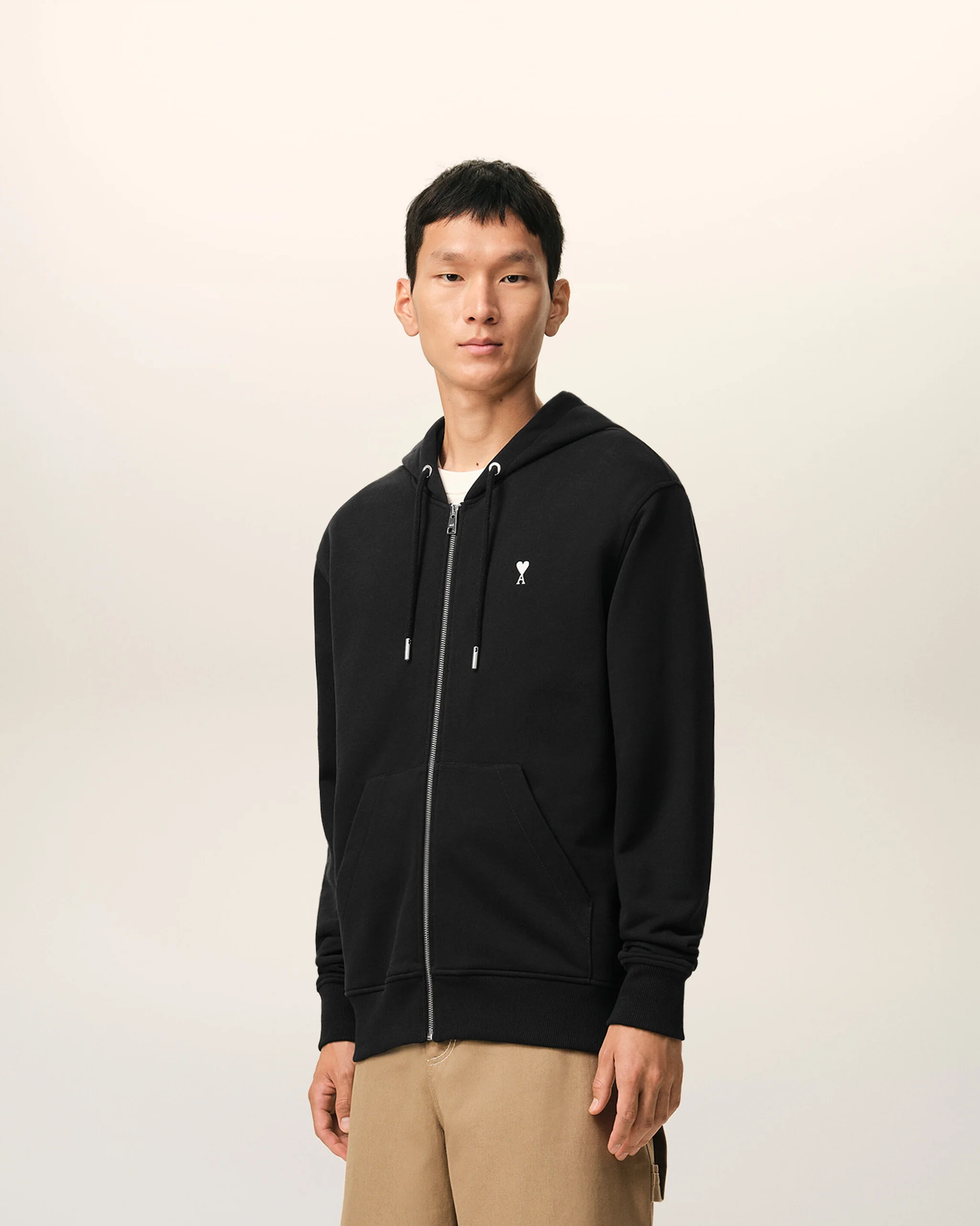 HOODIE WITH CONTRASTED AMI DE COEUR - Image 5