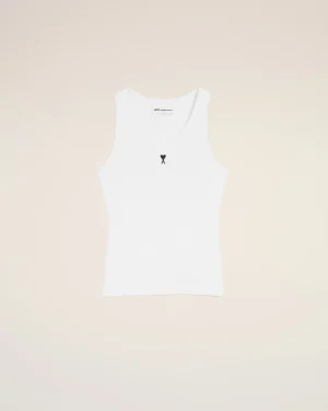 TANK TOP WITH CONTRASTED AMI DE COEUR