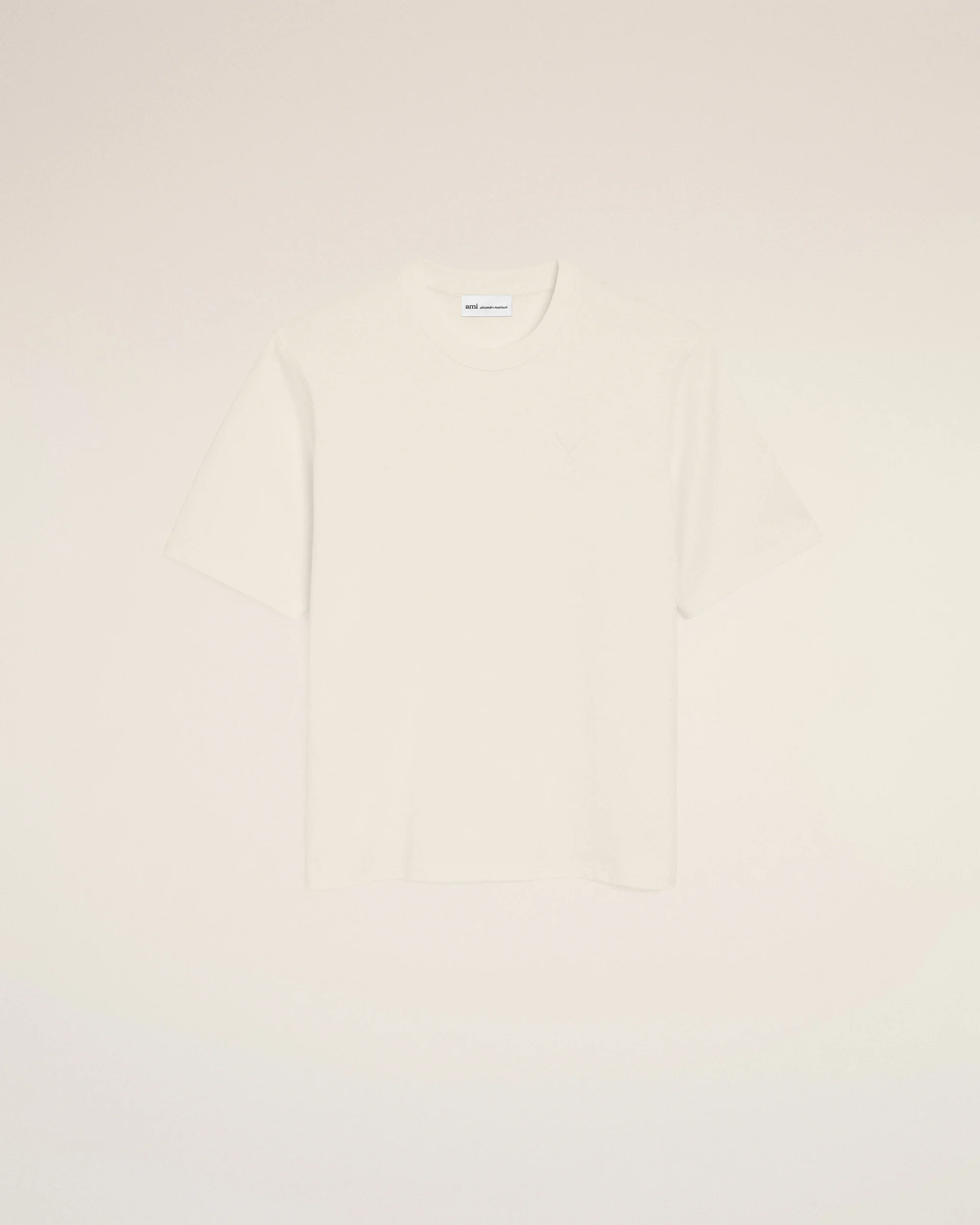 TSHIRT WITH TONAL EMBOSSED BIG AMI DE COEUR
