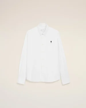 LONG SLEEVE CONTRASTED ADC BUTTON DOWN COLLAR CLASSIC SHIRT