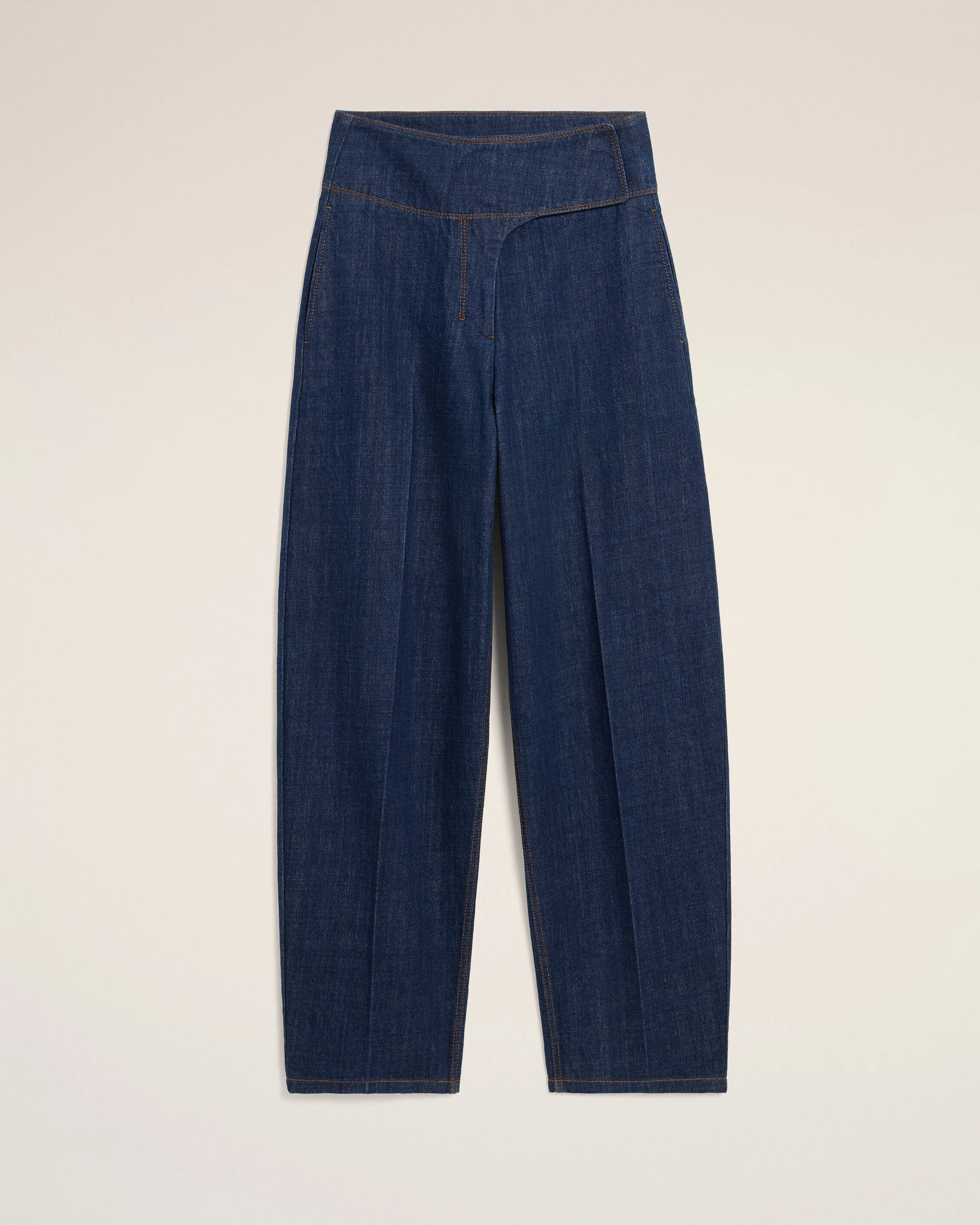 WRAPPED BELTED BALLON FIT JEAN