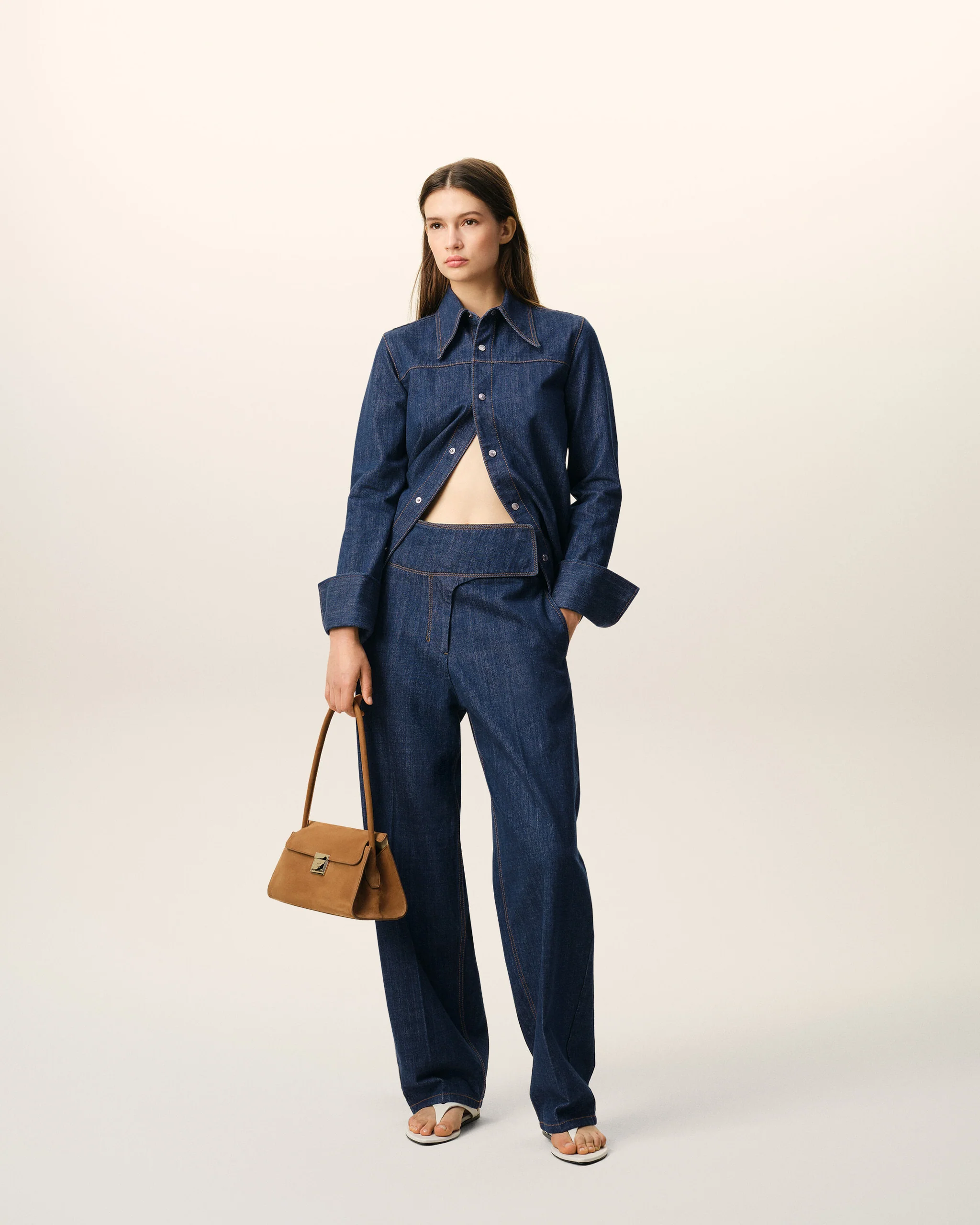 WRAPPED BELTED BALLON FIT JEAN - Image 2
