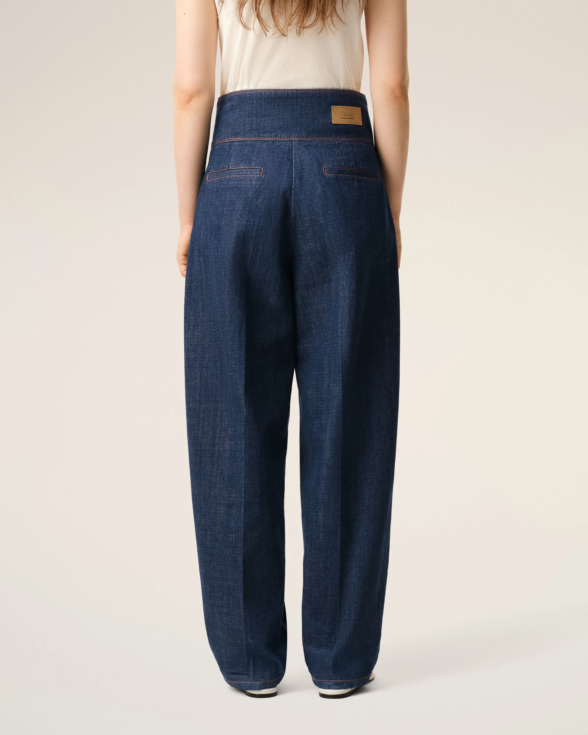 WRAPPED BELTED BALLON FIT JEAN - Image 4