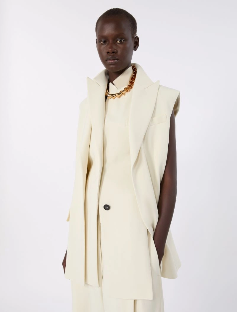 SLEEVELESS BLAZER - Image 5