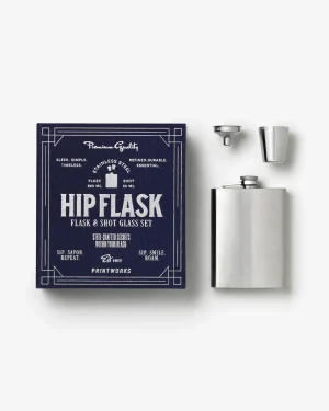 HIP FLASK, DARK BLUE